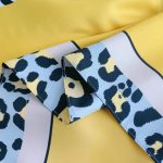 Brown Satin Silk Head Scarf – view 3