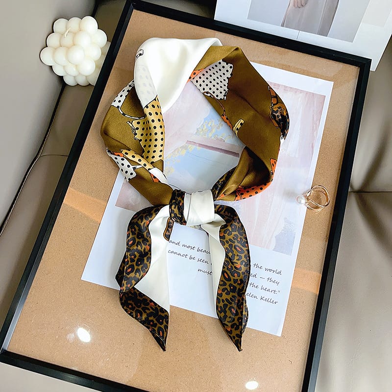 Green Prime Satin Silk Neck Scarf – HeadScarf.pk