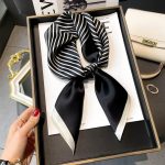 Black Mystique Satin Silk Neck Scarf – HeadScarf.pk