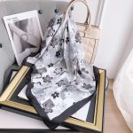 White Mystique Satin Silk Neck Scarf 3 – HeadScarf.pk