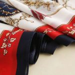 Timberwolf Printed Silk Scarf – view 3