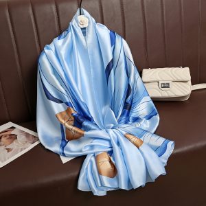 Water Luxe Printed Silk Scarf – HeadScarf.pk