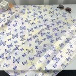 White Luxe Satin Silk Neck Scarf 2 – view 3