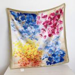Blue Prime Satin Silk Head Scarf 3 – view 5