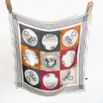 White Radiant Satin Silk Neck Scarf 3 – view 2