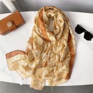 Flower Printed Chiffon Scarf – HeadScarf.pk