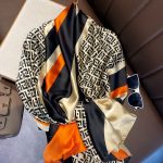 Zin Printed Silk Scarf – view 5