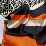 Zin Printed Silk Scarf – view 6