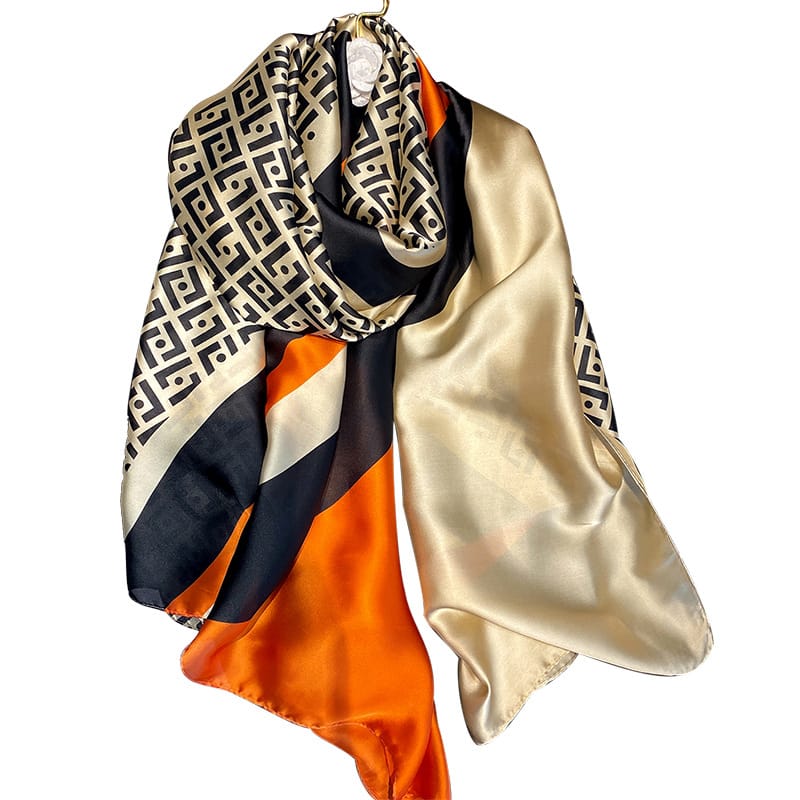 Zin Printed Silk Scarf – HeadScarf.pk