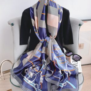 Wild Yonder Printed Silk Scarf – HeadScarf.pk