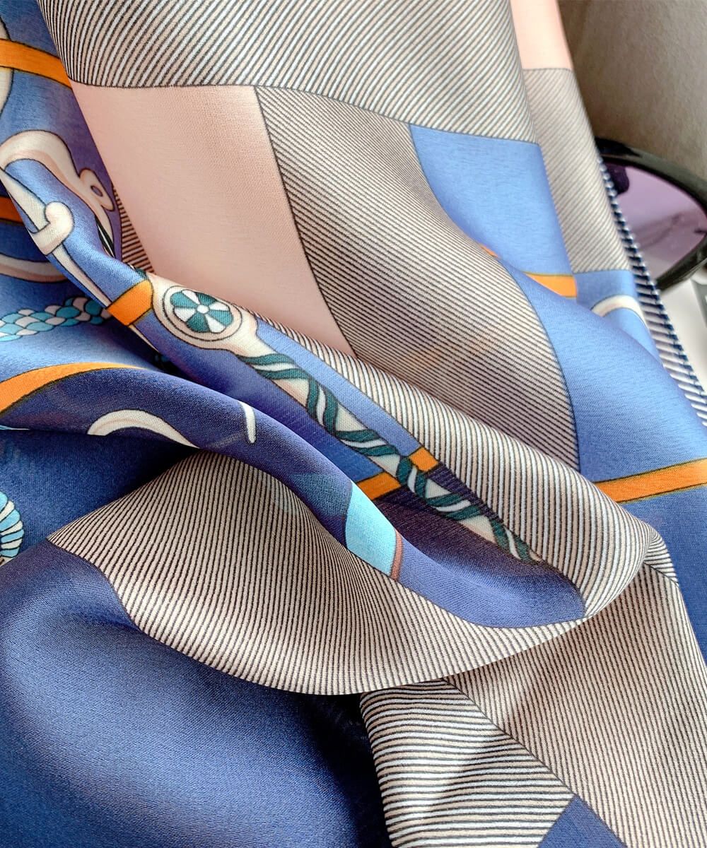 Wild Yonder Printed Silk Scarf – view 2