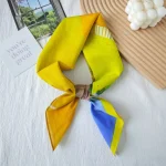Yellow Charm Cotton-Blend Bandana Scarf – HeadScarf.pk