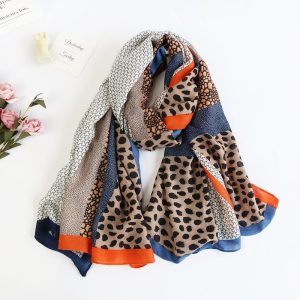 Zodiac Blue Printed Cotton Scarf – HeadScarf.pk